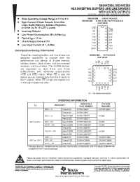 Datasheet SN54HC368J manufacturer TI